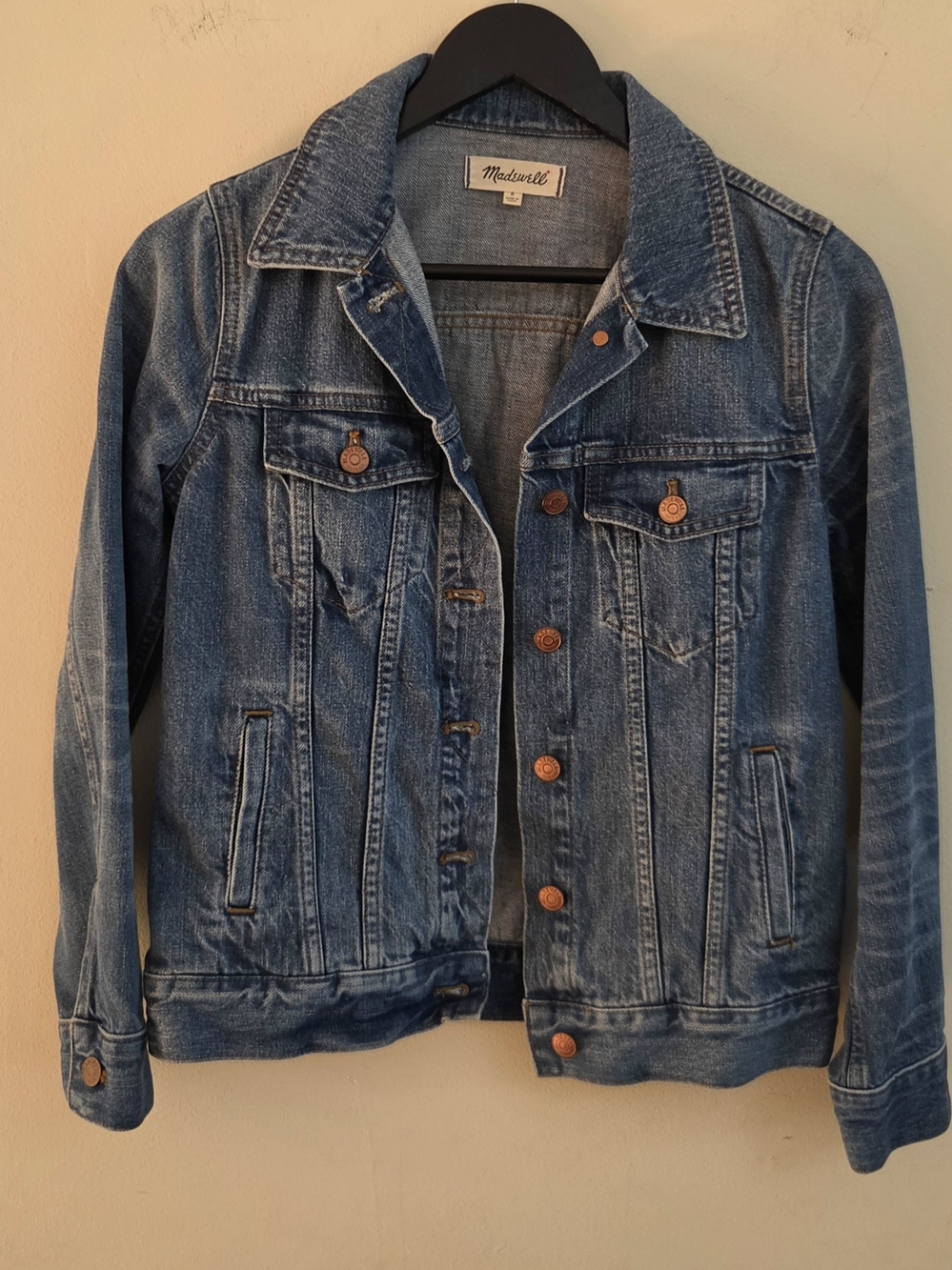 Madewell Women's Wash Blue Denim Jacket Small